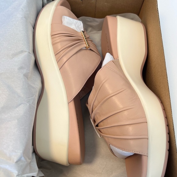 Cole Haan Women’s Aubree Grand Ruched Slide Sandal Brand New Never Worn size 8.5 - Picture 3 of 10